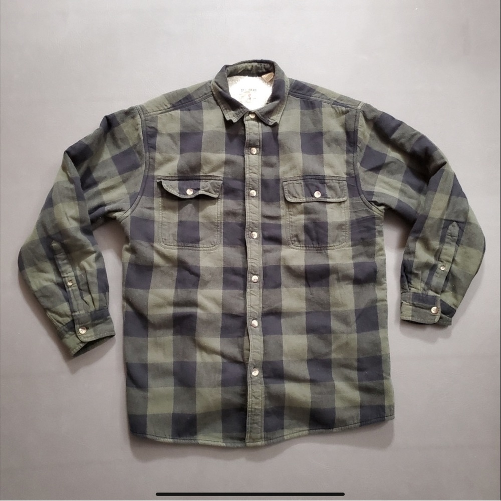 Red Head Brand Co. Sherpa Lined Fleece Flannel Shirt/Shacket/Jacket